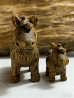 Agarwood Carved Horse Ornament
