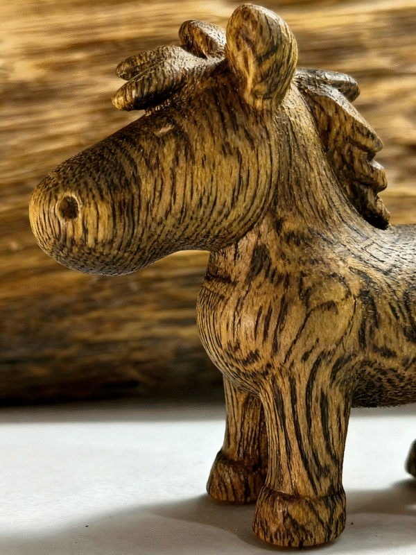 Agarwood Carved Horse Ornament