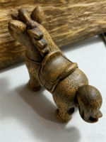 Agarwood Carved Horse Ornament