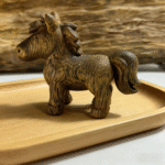 Agarwood Carved Horse Ornament
