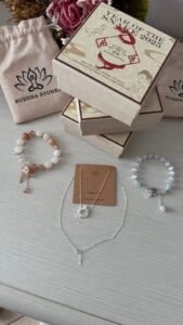 Wooden Bead Mala Necklace with Circular Pendant & Tassels photo review