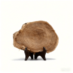 Natural Agarwood Log Slice Ornament
