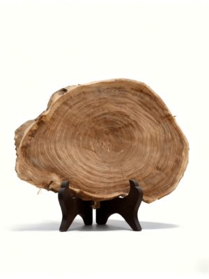 Natural Agarwood Log Slice Ornament