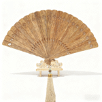 Agarwood folding fan