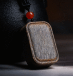 Qinan agarwood pendant, sinking water grade old material, peace and safety plaque necklace for both men and women