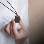 Qinan agarwood pendant, sinking water grade old material, peace and safety plaque necklace for both men and women