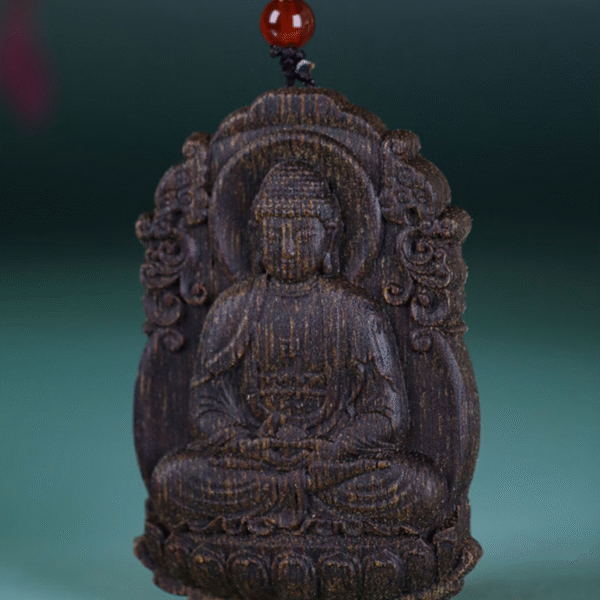 Sinking Water Grade Agarwood Chinese Zodiac Pendant Guanyin Bodhisattva Birth Year Buddha Amulet Handheld Piece