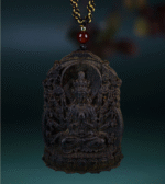 Sinking Water Grade Agarwood Chinese Zodiac Pendant Guanyin Bodhisattva Birth Year Buddha Amulet Handheld Piece