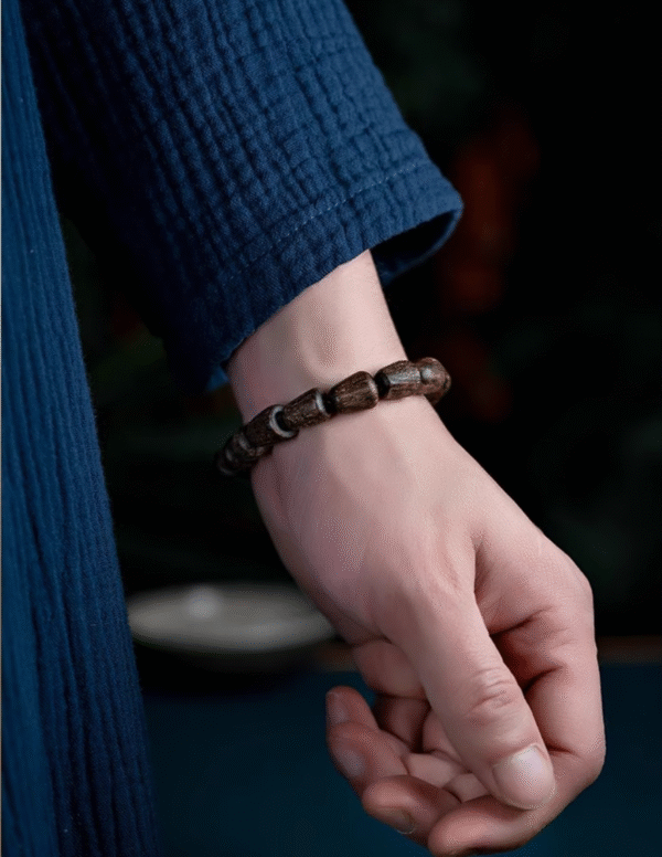 Agarwood Bead Bracelet Barrel Beads Collection