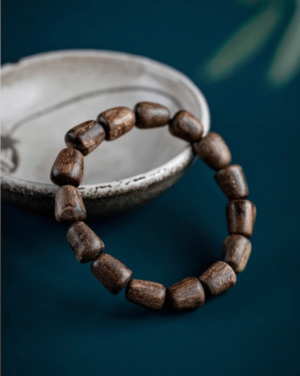 Agarwood Bead Bracelet Barrel Beads Collection
