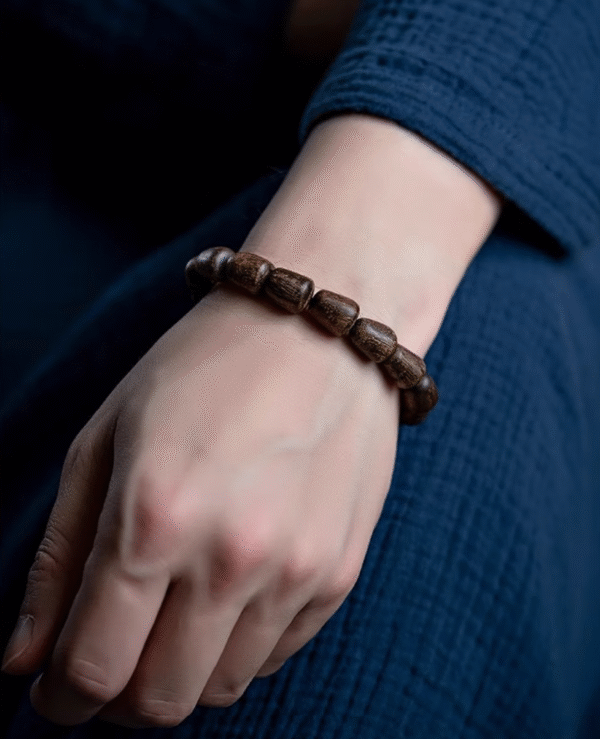 Agarwood Bead Bracelet Barrel Beads Collection