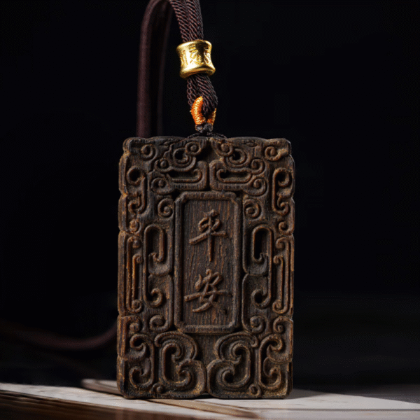 Qinan Agarwood Peace Pendant