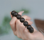 Qinan Agarwood Bracelet, Water-Sinking Grade Natural Prayer Beads.