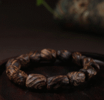 Insect-hole Agarwood Bracelet