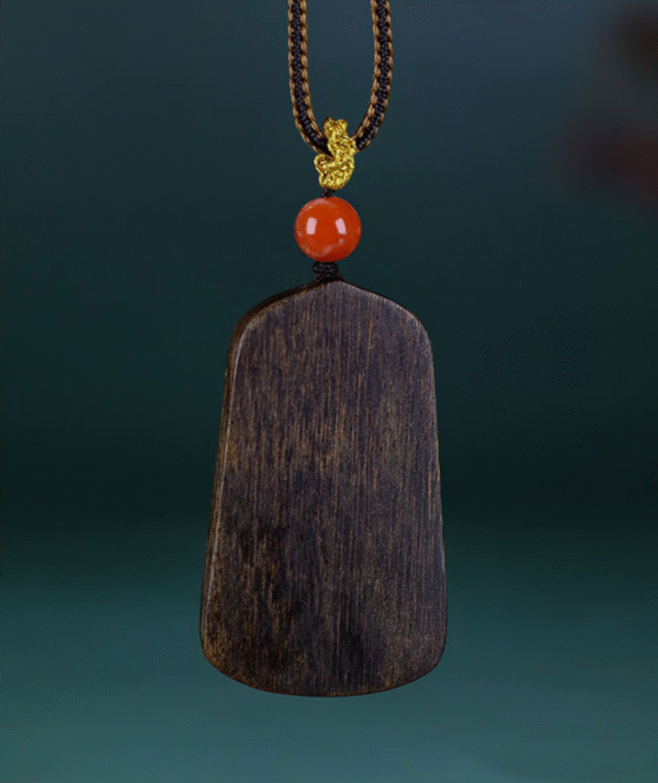 Lotus-Holding Avalokitesvara Agarwood Pendant