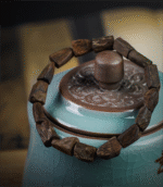 Follow the wrist, an agarwood Buddhist bead bracelet.