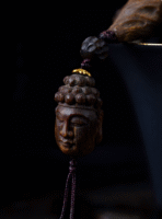 Sandalwood bracelet for men, sinking-grade antique beads, eighteen Luohan handheld Buddha bead bracelet.