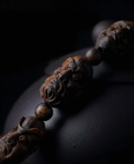Sandalwood bracelet for men, sinking-grade antique beads, eighteen Luohan handheld Buddha bead bracelet.