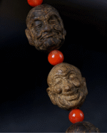 Agarwood bracelet with Eighteen Arhats hand-held Buddhist rosary bracelet