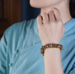 Agarwood rosary bracelet.