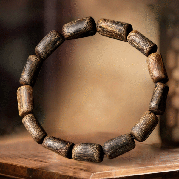 Agarwood bracelet.