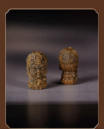 Agarwood carved bracelet.