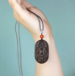 Agarwood carving pendant for fasting