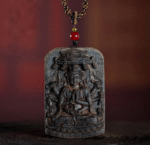 Agarwood carved amulet