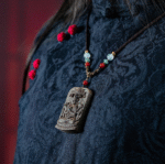 Agarwood carved amulet