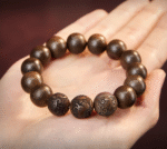 Agarwood carved bracelet