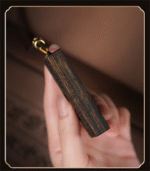 Qinan agarwood Jingzhiji round pendant amulet necklace