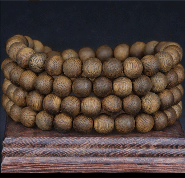 Agarwood Buddha Beads Mala Necklace
