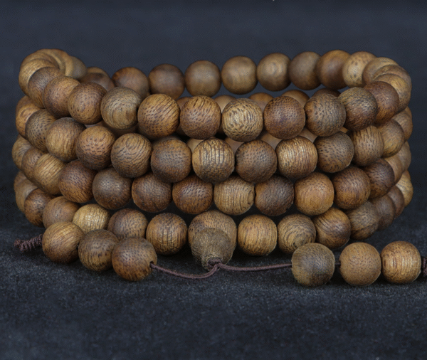Agarwood Buddha Beads Mala Necklace