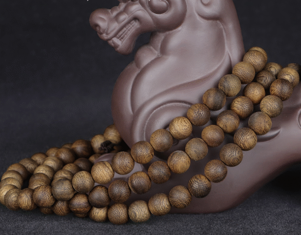 Agarwood Buddha Beads Mala Necklace