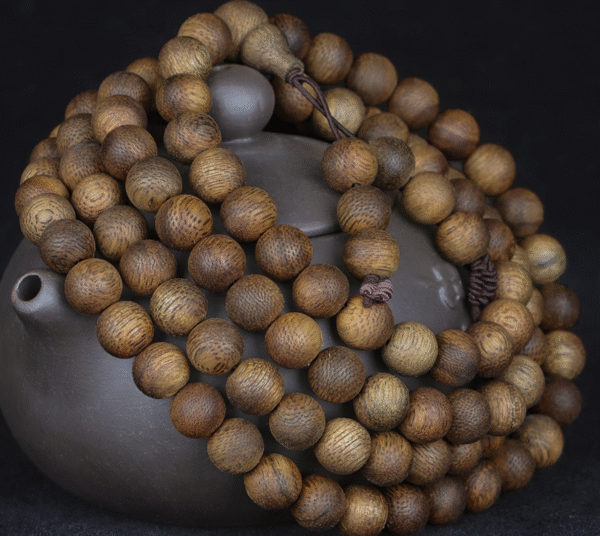 Agarwood Buddha Beads Mala Necklace