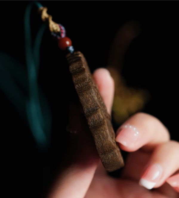 Qinan Agarwood Carved Auspicious Beast Peace and Safety Plaque