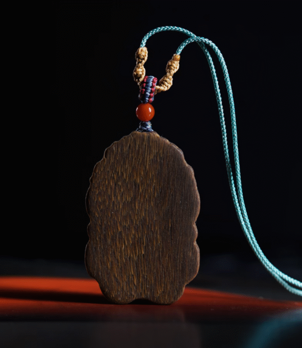 Qinan Agarwood Carved Auspicious Beast Peace and Safety Plaque