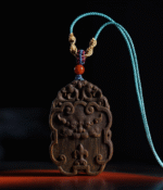 Qinan Agarwood Carved Auspicious Beast Peace and Safety Plaque