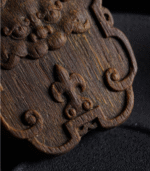 Qinan Agarwood Carved Auspicious Beast Peace and Safety Plaque